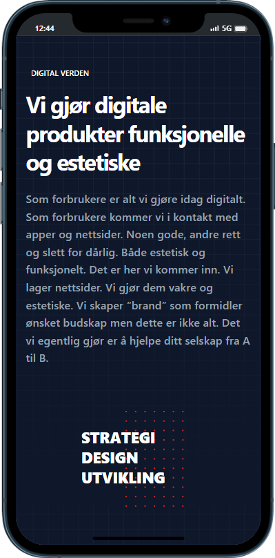 Mobile skjermbilde